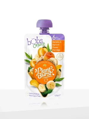 Bubs® Organic Banana and Apricot Power Porridge