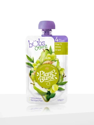 Bubs® Organic Pear and White Grape