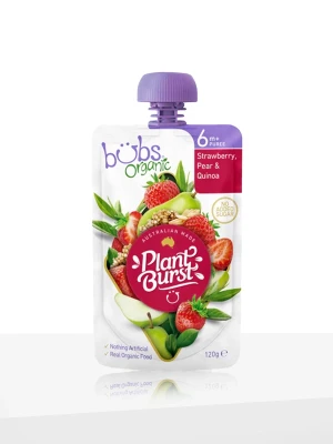 Bubs® Organic Strawberry, Pear and Quinoa