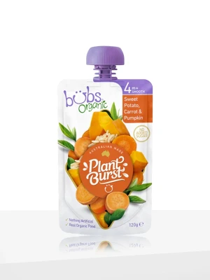 Bubs® Organic Sweet Potato, Carrot and Pumpkin